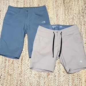 Northface and Mountain Hard Wear shorts